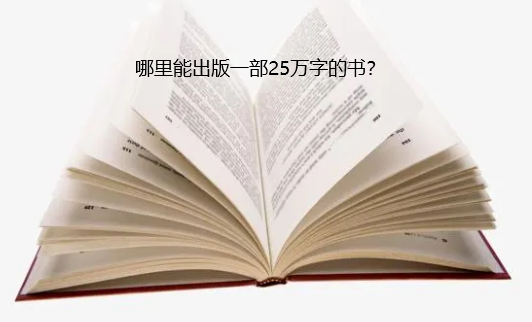 25萬字出書