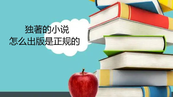 獨著的小說怎么出版是正規的